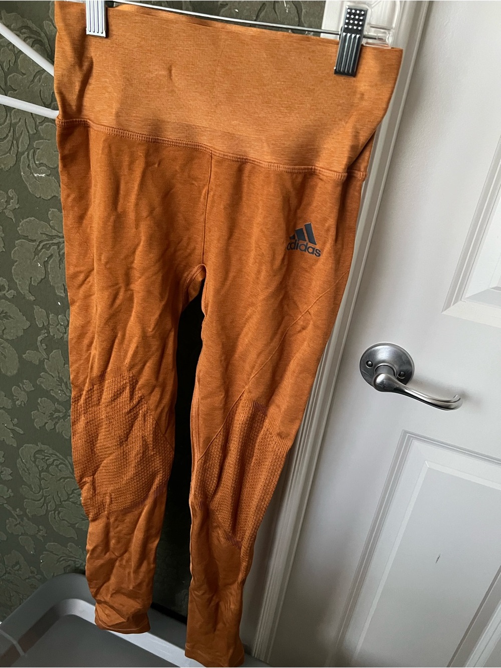 adidas Rust Orange Performance Leggings